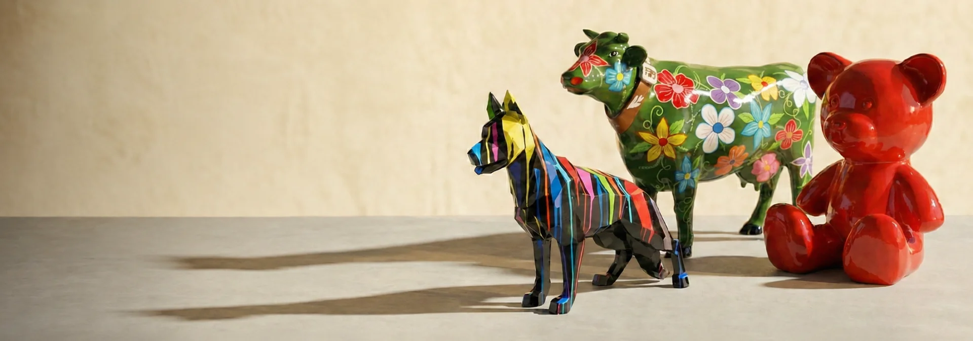Kolorowe figury Pop Art