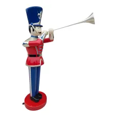 Figura dekoracyjna Żołnierzyk z trąbką H: 190cm z żywicy