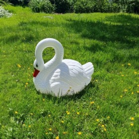 Łabędź pływający duży H: 47cm ogrodowy figura do ogrodu - zdjęcie 4