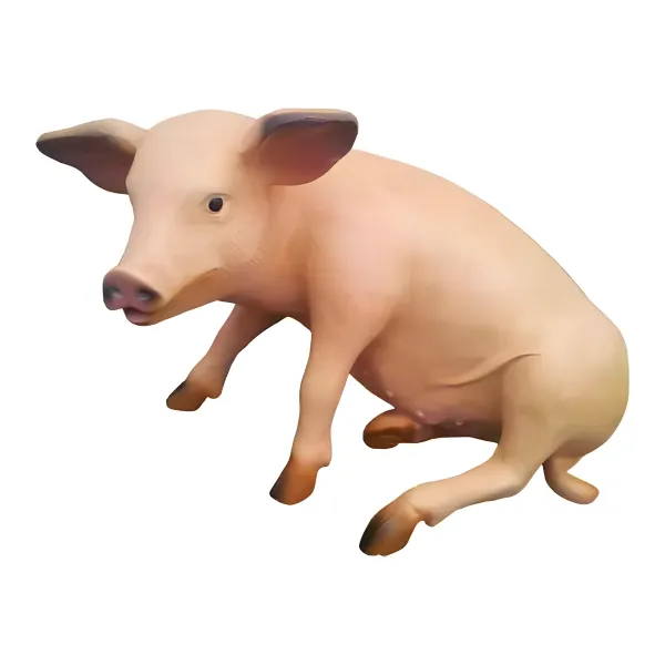 Figura dekoracyjna Świnia wym. 50×90cm z żywicy
