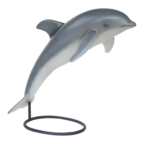 Figura dekoracyjna Delfin wym. 120×200×70cm z żywicy