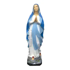 Figura dekoracyjna Matka Boska z Lourdes H: 105cm z żywicy - zdjęcie 2