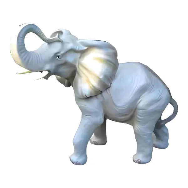 Figura dekoracyjna Słoń H: 44cm z żywicy