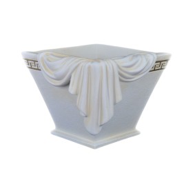 Elegancka donica w stylu greckim, klasyczna dekoracja H: 27,5 cm waza misa - zdjęcie 3