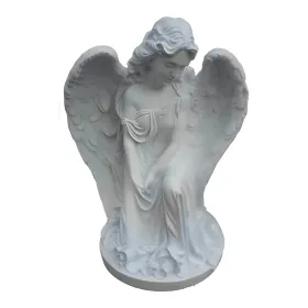Figura dekoracyjna Anioł klęczący H: 50cm z żywicy - zdjęcie 2