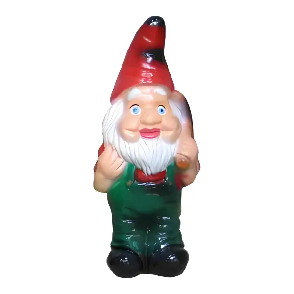 Figura dekoracyjna Krasnal stojący H: 28cm z żywicy