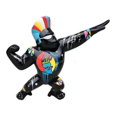 Figura dekoracyjna Goryl Pop-Art wym. 75×89cm z żywicy