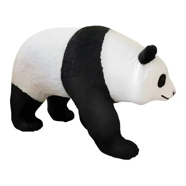 Figura dekoracyjna Panda wym. 80×170cm z żywicy