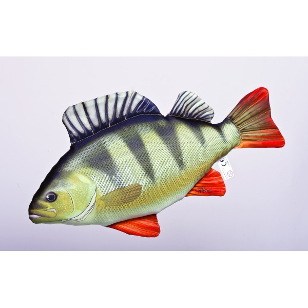 Poduszka dekoracyjna ryba Okoń 35 cm maskotka