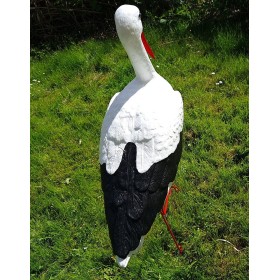 Figura ozdobna ogrodowa BOCIAN DUŻY H: 88cm do ogrodu - zdjęcie 4