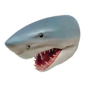 Figura dekoracyjna Glowa rekina H: 80cm z żywicy - zdjęcie 2