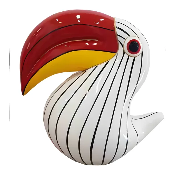Figura dekoracyjna Tukan H: 65cm z żywicy