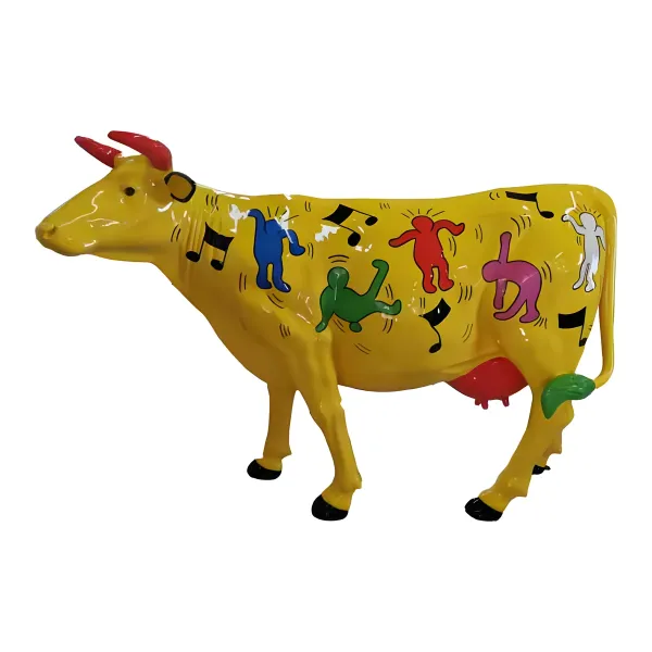 Figura dekoracyjna Krowa wym. 147×210×55cm z żywicy