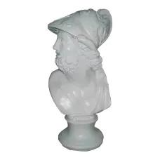 Figura dekoracyjna Popiersie wojownika z hełmem H: 52cm z żywicy