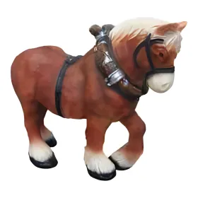 Figura dekoracyjna Koń wym. 34×45cm z żywicy - zdjęcie 2