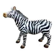 Figura dekoracyjna Zebra wym. 68×70cm z żywicy