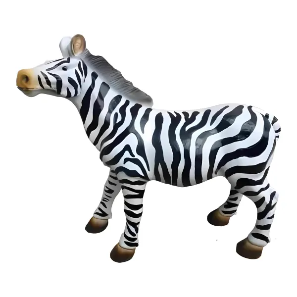 Figura dekoracyjna Zebra wym. 68×70cm z żywicy