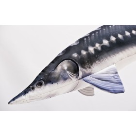 Poduszka dekoracyjna ryba Jesiotr 125 cm maskotka - zdjęcie 2