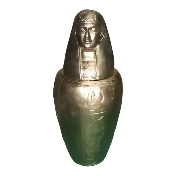 Figura dekoracyjna Kanopa egipska (faraon) H: 46cm z żywicy