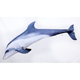 Poduszka dekoracyjna ryba Delfin butlonosy szary 55 cm maskotka - zdjęcie 1