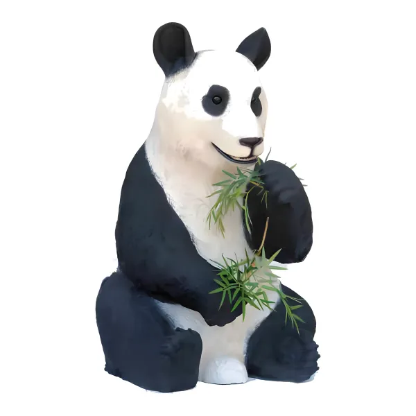 Figura dekoracyjna Panda H: 134cm z żywicy