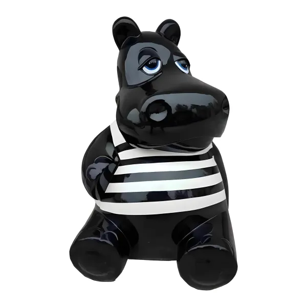 Figura dekoracyjna Hipopotam H: 98cm z żywicy