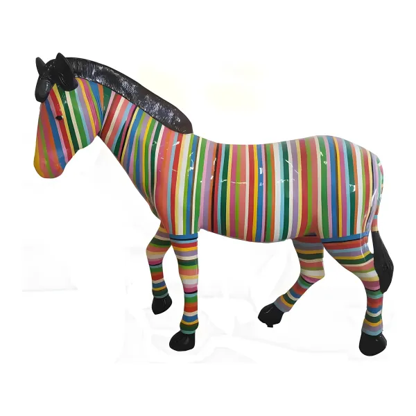 Figura dekoracyjna Zebra H: 60cm z żywicy