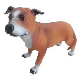 Figura dekoracyjna Pies staffordshire bull terrier H: 72cm z żywicy - zdjęcie 2