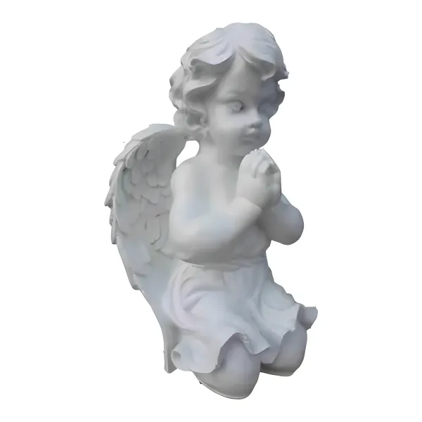 Figura dekoracyjna Anioł modlący się H: 45cm z żywicy