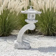 Figura ogrodowa Lampa krzywa duża H: 115cm betonowa