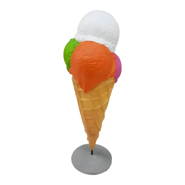 Figura dekoracyjna Lody w rożku H: 140cm z żywicy