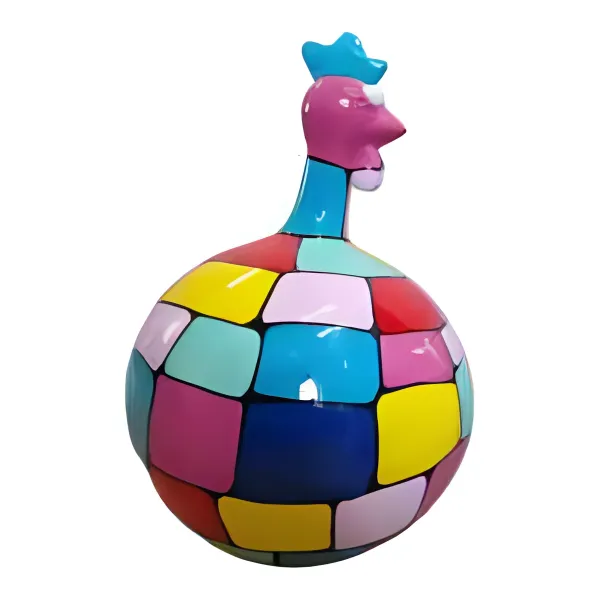 Figura dekoracyjna Kogut H: 40cm z żywicy