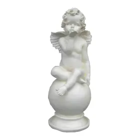 Figura dekoracyjna Anioł na kuli H: 71cm z żywicy - zdjęcie 2