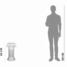Figura ogrodowa Kolumna jońska Grecka H: 60cm betonowa - zdjęcie 2