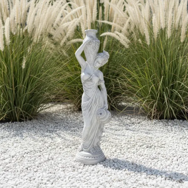 Figura ogrodowa Kobieta z dzbanami duża H: 140cm betonowa