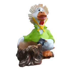 Figura dekoracyjna Kaczor z donicą H: 73cm z żywicy - zdjęcie 2