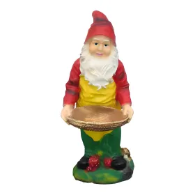 Figura dekoracyjna Krasnal z tacą H: 80cm z żywicy - zdjęcie 2
