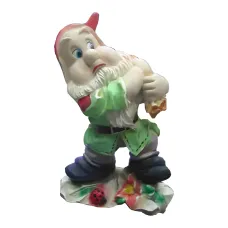 Figura dekoracyjna Krasnal żartobliwy H: 31cm z żywicy