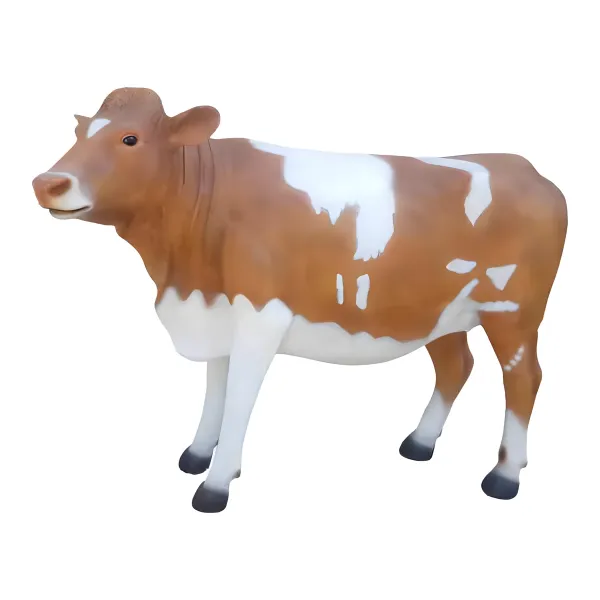 Figura dekoracyjna Krowa wym. 114×142×51cm z żywicy