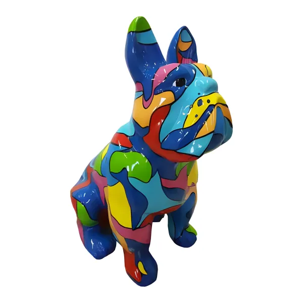Figura dekoracyjna Pies H: 79cm z żywicy