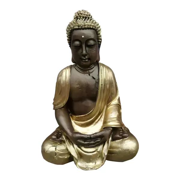 Figura dekoracyjna Budda siedzący H: 67cm z żywicy