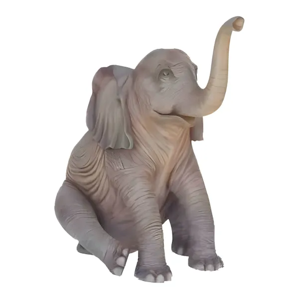Figura dekoracyjna Słoń wym. 150×140×92cm z żywicy