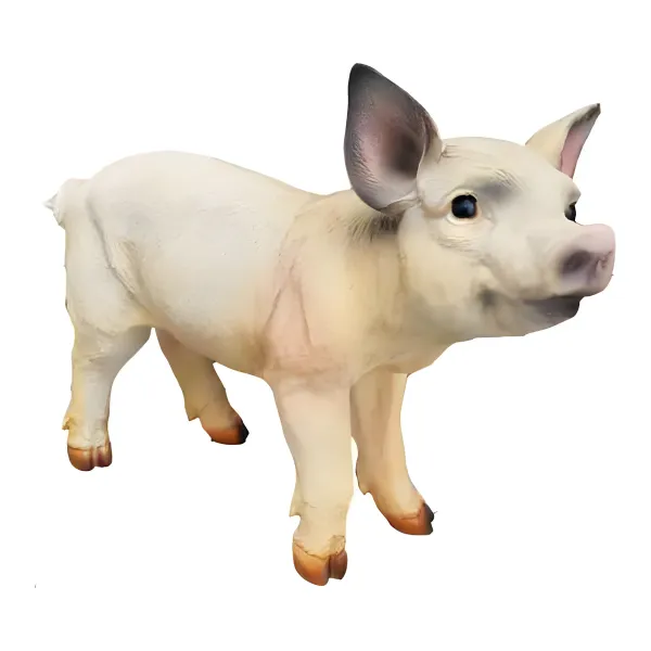 Figura dekoracyjna Świnia H: 23cm z żywicy