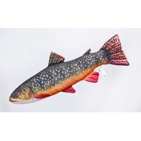 Poduszka dekoracyjna ryba Pstrąg źródlany 35 cm maskotka - zdjęcie 1