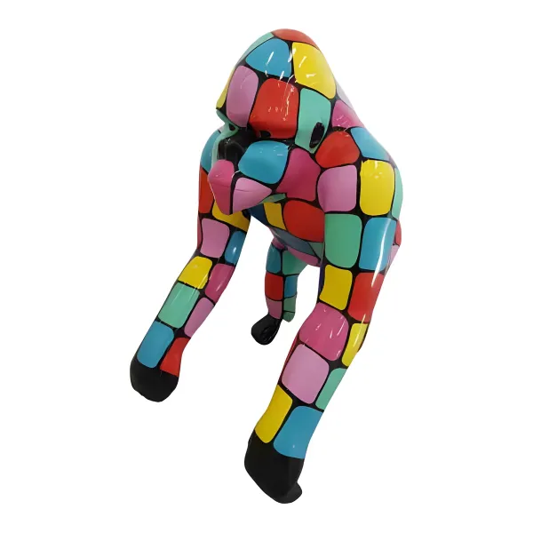 Figura dekoracyjna Goryl H: 70cm z żywicy