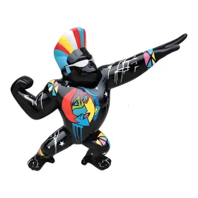 Figura dekoracyjna Goryl Pop-Art wym. 120×139cm z żywicy - zdjęcie 2