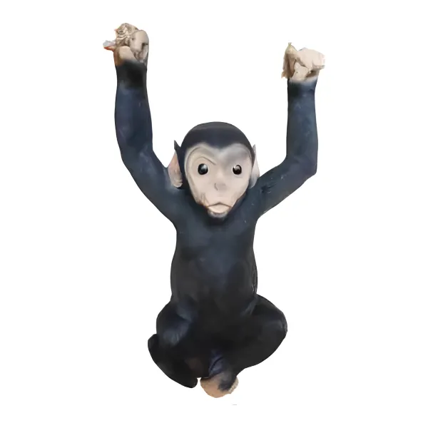 Figura dekoracyjna Szympans H: 60cm z żywicy