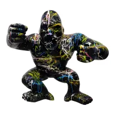 Figura dekoracyjna Goryl King Kong wym. 185×214×100cm z żywicy
