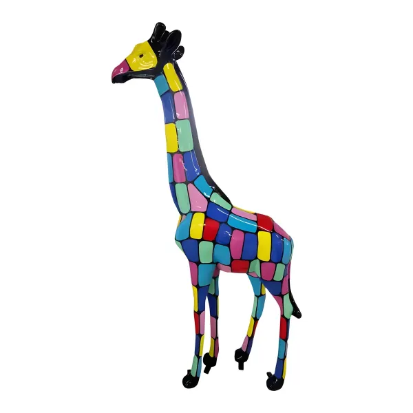 Figura dekoracyjna Żyrafa H: 205cm z żywicy