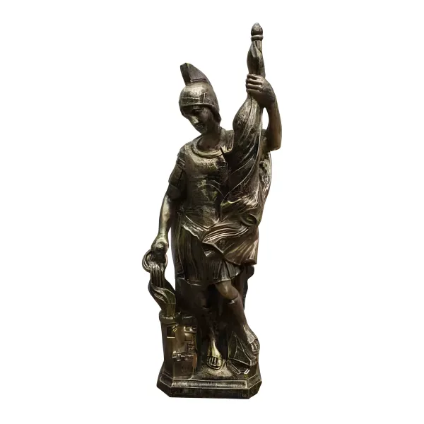 Figura dekoracyjna Święty Florian H: 50cm z żywicy